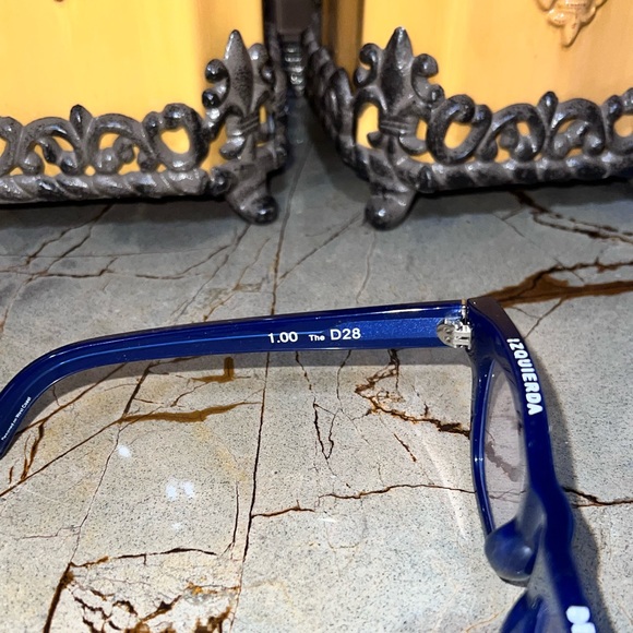 Royal Blue Caddis Eyeglasses 1.00 - Picture 4 of 6